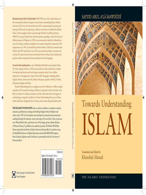 Title details for Towards Understanding Islam by Sayyid Abul A'la Mawdudi - Available